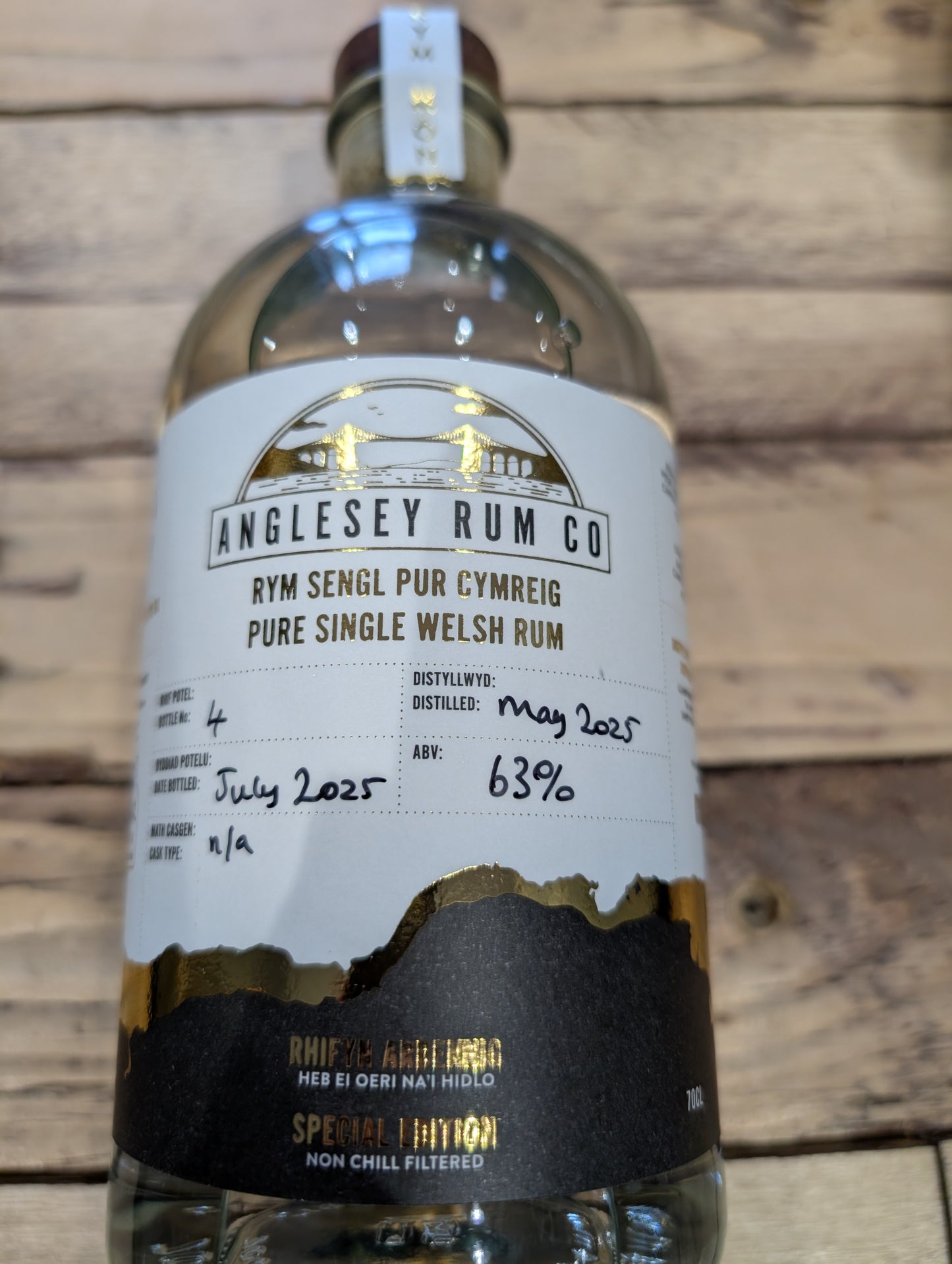 Special Release #3 Over proof White Rum 63% ABV