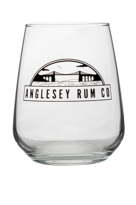 Anglesey Rum Co Branded Glass- Craft Rum from Anglesey Wales