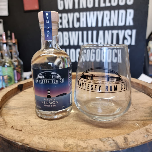20cl Rum with Anglesey Rum Co glass