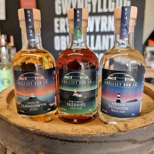 Anglesey Rum Co 3 x 20cl Collection